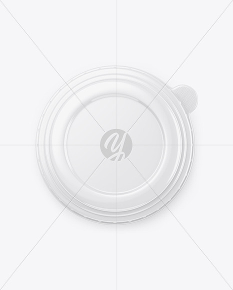 Glossy Plastic Container Mockup PSD #3