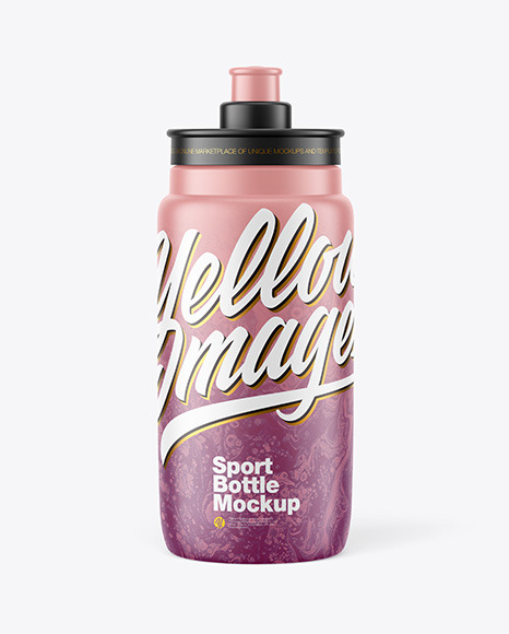 Matte Sport Bottle Mockup PSD #2