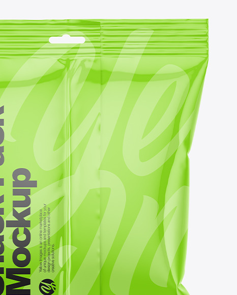 Glossy Snack Pack Mockup PSD #5