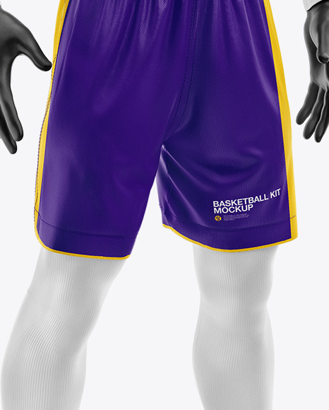 Basketball Kit Mockup   Half Side View PSD #7