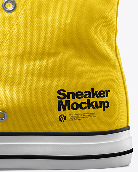 Canvas Sneaker Mockup PSD #6