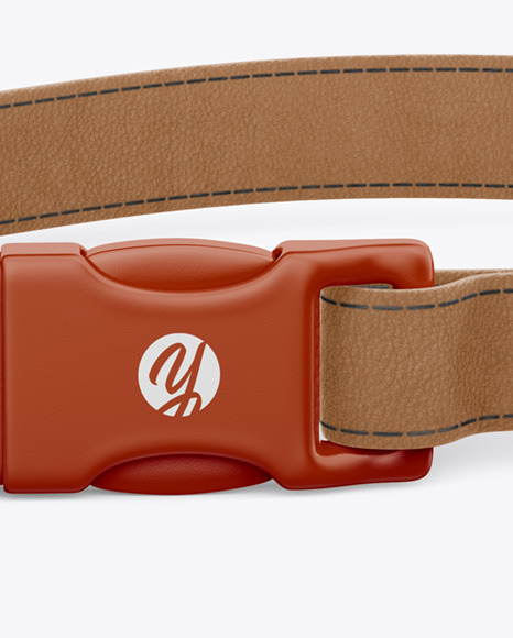 Leather Pet Collar Mockup PSD #6