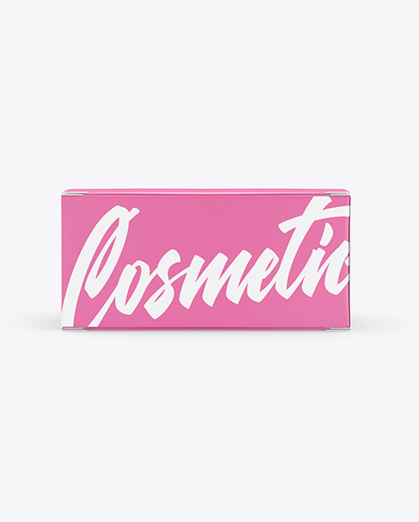 Box with Cosmetic Jar Mockup PSD #1