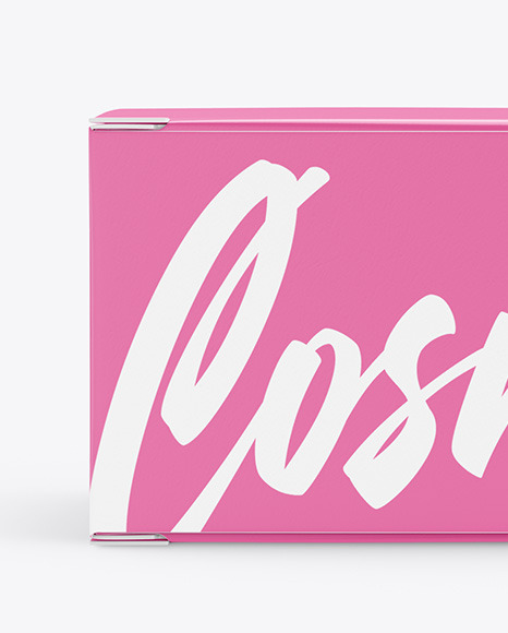 Box with Cosmetic Jar Mockup PSD #7