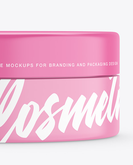 Box with Cosmetic Jar Mockup PSD #5