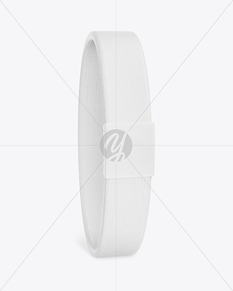Textile Fabric Wristband Mockup PSD #3