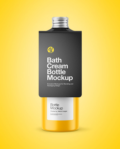 Matte Bottle w  Glossy Label Mockup PSD #6
