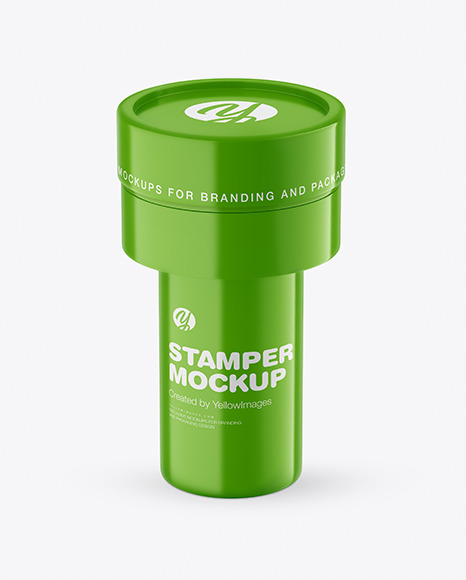 Glossy Stamper Mockup