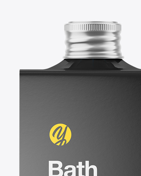 Metallic Bottle w  Glossy Label Mockup PSD #7