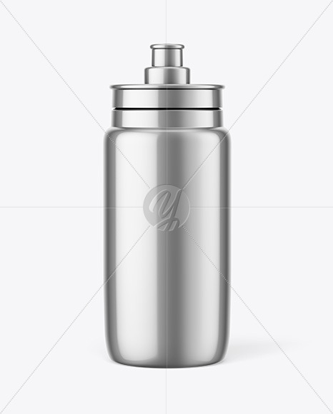 Metallic Sport Bottle Mockup PSD #3
