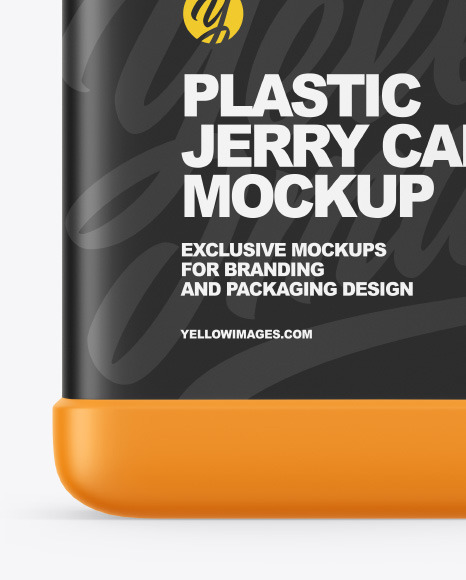 Plastic Jerry Can Mockup PSD #1