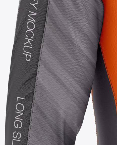 Long Sleeve Raglan Jersey Mockup PSD #7