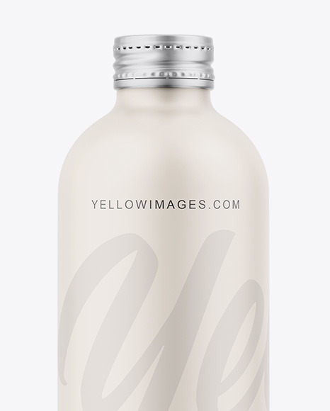 Matte Bottle Mockup PSD #1