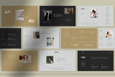 &amp;Pau - Minimalist Brand Strategy PPT