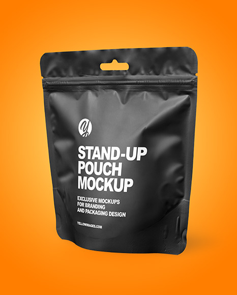 Matte Stand up Pouch Mockup PSD #7