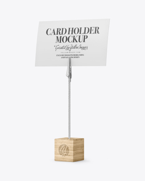 Card Holder Mockup PSD #1
