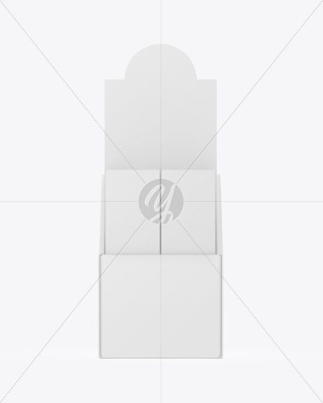 Plastic Display Stand w  Boxes Mockup PSD #3