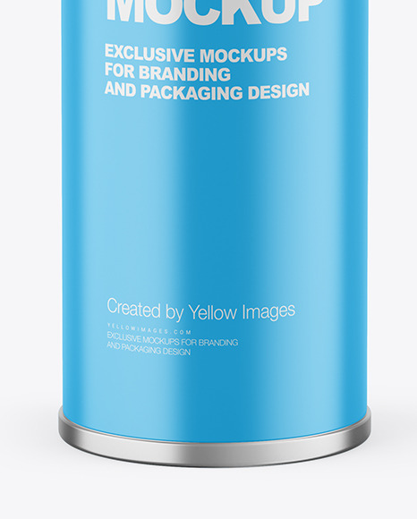 Matte Spray Bottle Mockup PSD #7