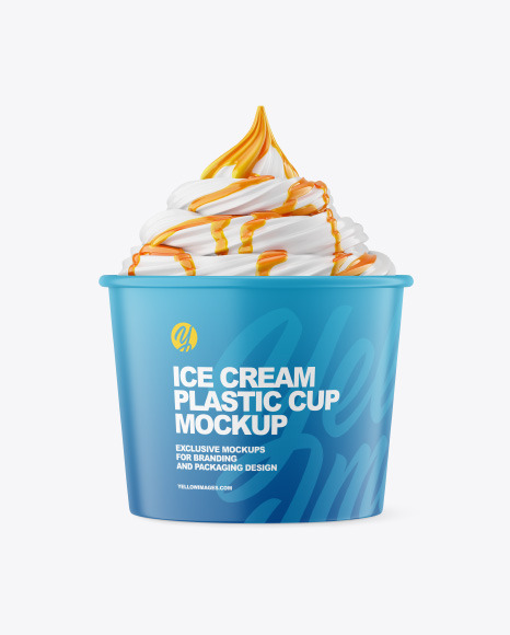 Ice Cream Cup Mockup