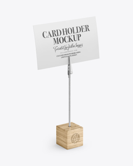 Card Holder Mockup PSD #1