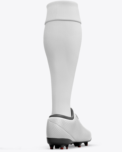 Football Kit Long Sleeve Mockup – Back View PSD #1