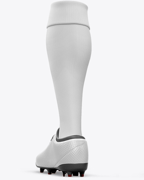 Football Kit Long Sleeve Mockup – Back View PSD #7