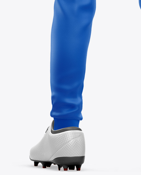 Football Kit Long Sleeve Mockup   Back View PSD #1