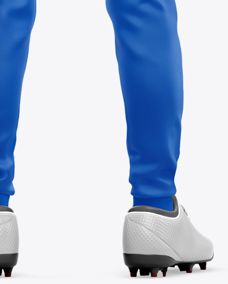 Football Kit Long Sleeve Mockup   Back View PSD #7