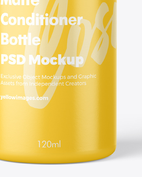 Conditioner Bottle Mockup PSD #2