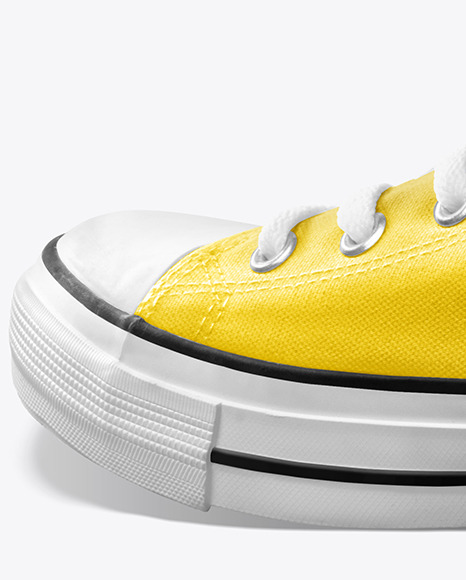 Canvas Sneaker Mockup PSD #3