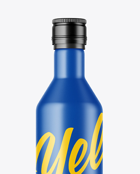 Matte Bottle Mockup PSD #2