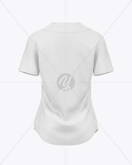 Women s Baseball Jersey Mockup PSD #1