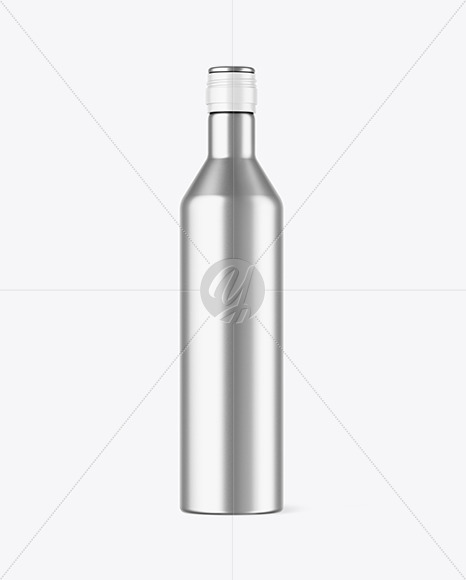 Metallic Bottle Mockup PSD #3