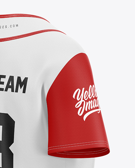 Women s Baseball Jersey Mockup PSD #2