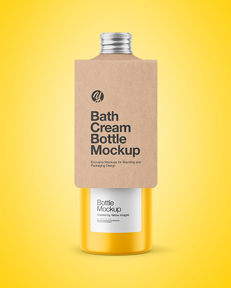 Matte Bottle w  Kraft Label Mockup PSD #6