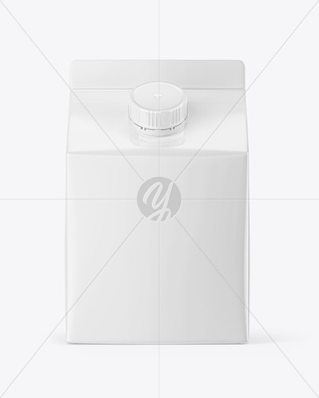 Glossy Carton Pack with Screw Cap Mockup PSD #3
