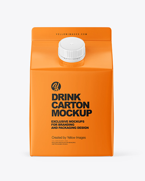 Drink Carton Pack Mockup