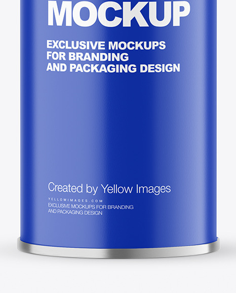 Olive Oil Tin Can w  Matte Finish Mockup PSD #6