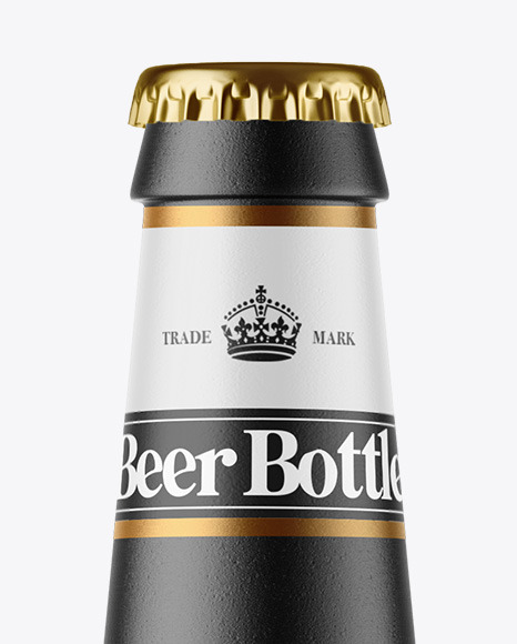 Ceramic Beer Bottle Mockup PSD #2