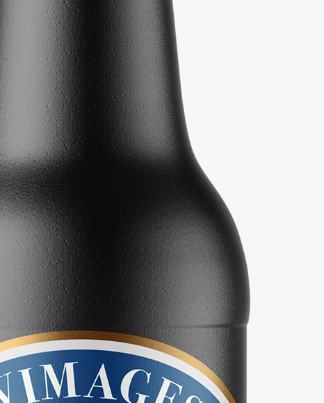 Ceramic Beer Bottle Mockup PSD #1