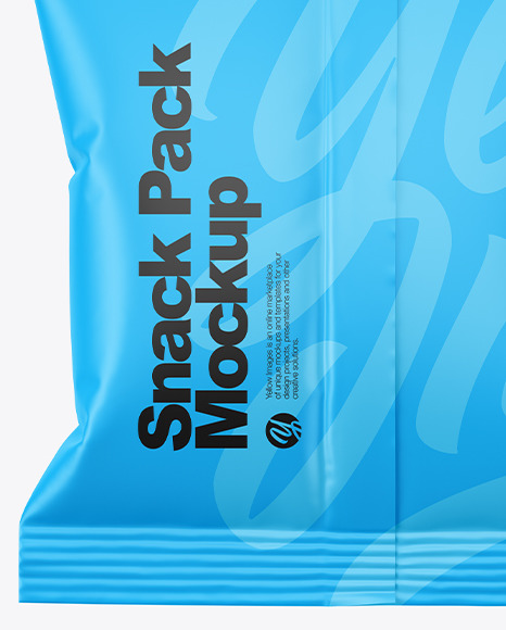 Matte Snack Pack Mockup PSD #7