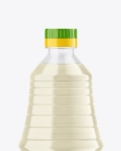 Clear Plastic Vinegar Bottle Mockup Clear Plastic Vinegar Bottle Mockup