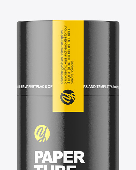 Glossy Tube Mockup PSD #1