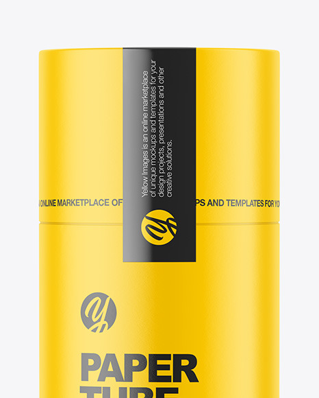 Matte Tube Mockup PSD #1