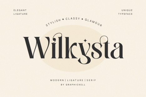 Wilkista Ligature Typeface