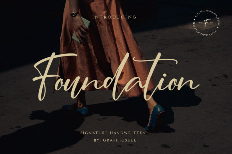 Foundation Signature Font