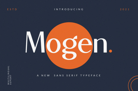 Mogen New Sans Serif Typeface