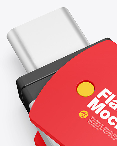 USB Type C Flash Drive Mockup USB Type C Flash Drive Mockup