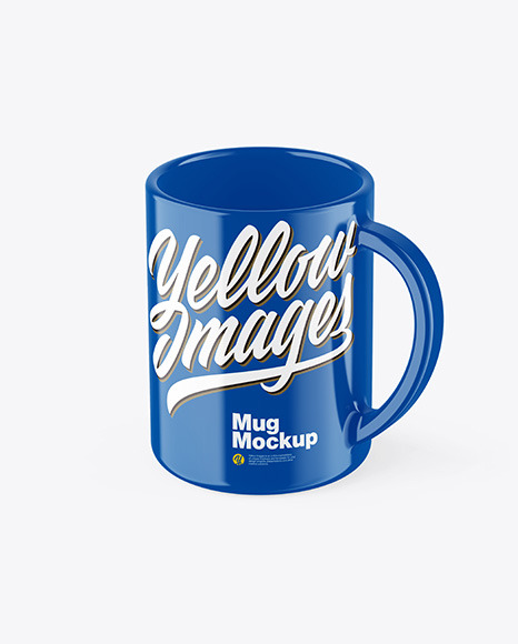 Glossy Mug Mockup PSD #2