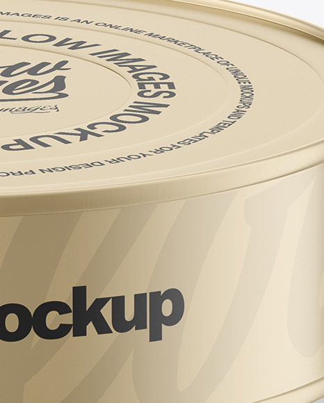 Tin Can Mockup PSD #1